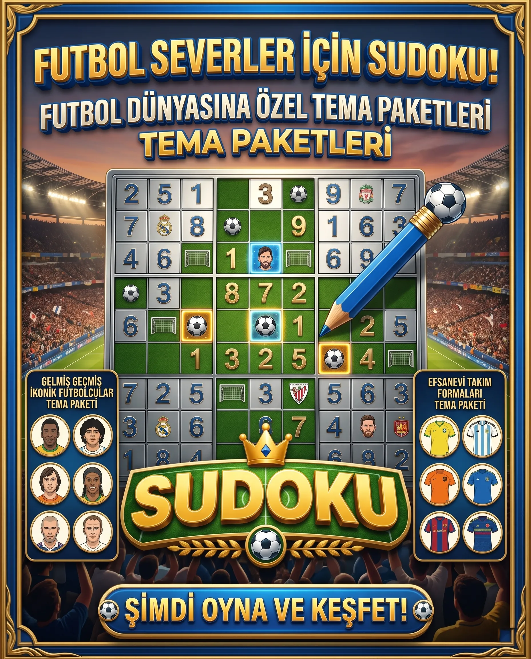 Legendary footballers theme pack